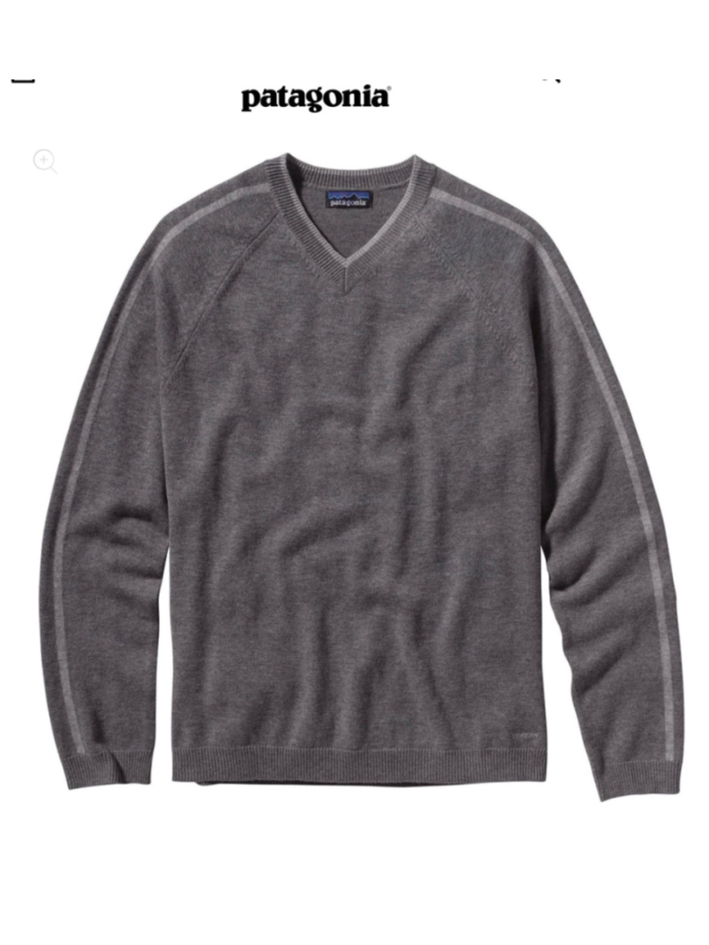 Patagonia Wool Cashmere Scandi Mens XL Eco Friendly Knit Cask V-neck Sweater